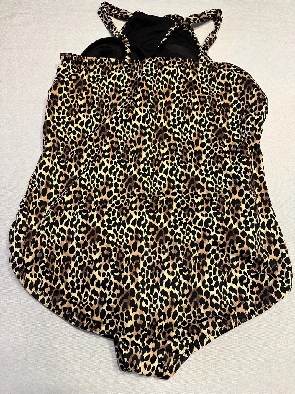 Embrace Your Curves by Miracle Brands 2X Leopard Print Bathing Suit